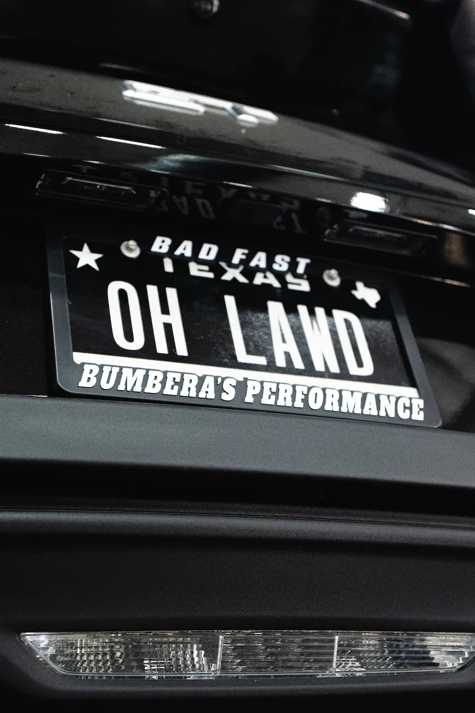 Bad Fast License Plate Frame