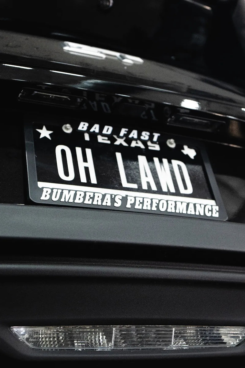 Bad Fast License Plate Frame