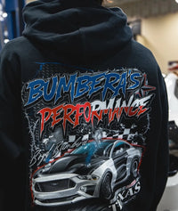 Martha Texas Edition hoodie — Bumbera's shop-car graphic over a Texas outline