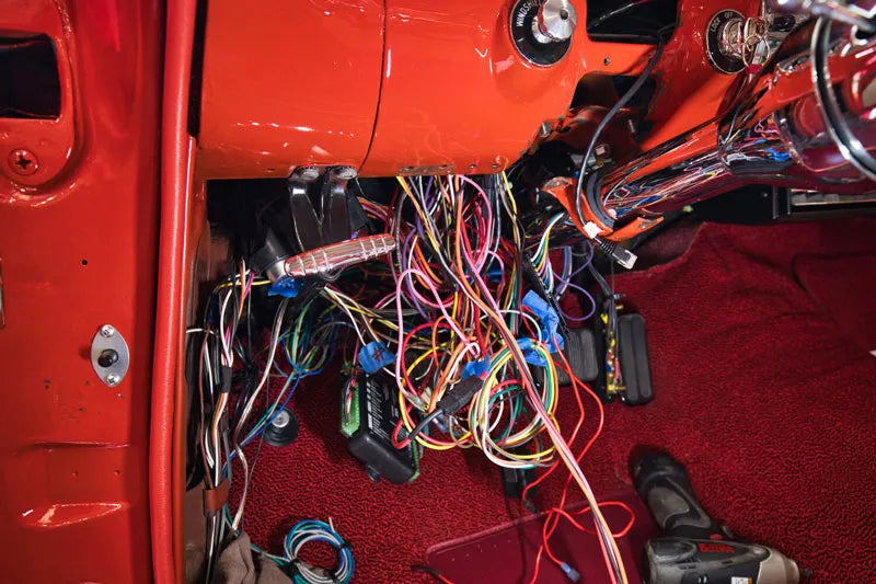 1955 BEL AIR: WIRING REPAIR AND DYNO PULL