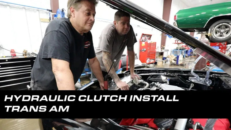 HYDRAULIC CLUTCH INSTALL IN A TRANS AM